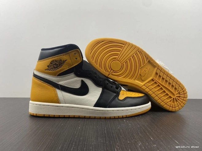 Cheap Air Toe Jordan Yellow High 555088-711 OG 1 0713